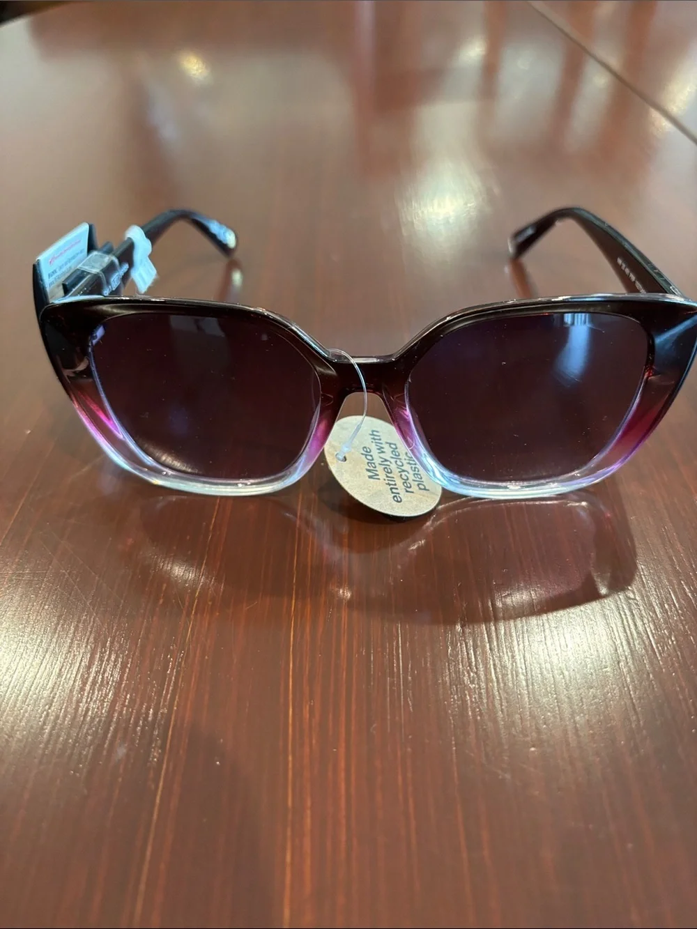 Nine West Butterfly tortoise shell gradient purple:pink frame & lens,CAT 3